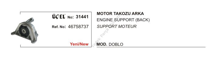 MOTOR TAKOZU ARKA 31441 DOBLO 46758737