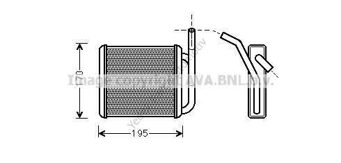 KALORİFER RADYATÖRÜ 346560 H100 MİNİBÜS BRAZING KLIMALI