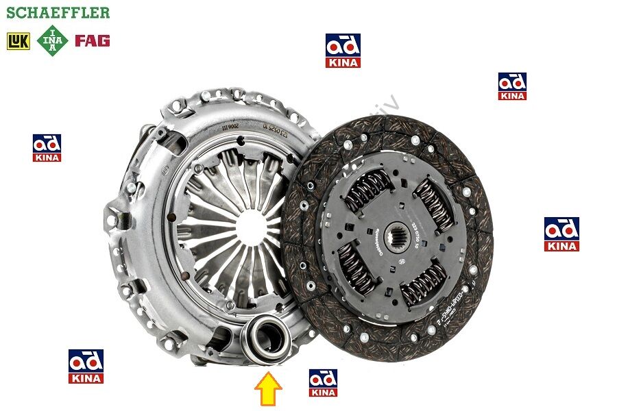 DEBRİYAJ SETİ 623332500 PARTNER TEPEE 1.6HDI EURO5 P208 P301 P3008 C-ELYSEE