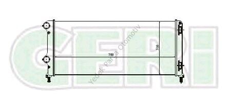 RADYATÖR RA0110931 RA0110930 DOBLO 1.3 JTD 1.9 JTD KLİMALI