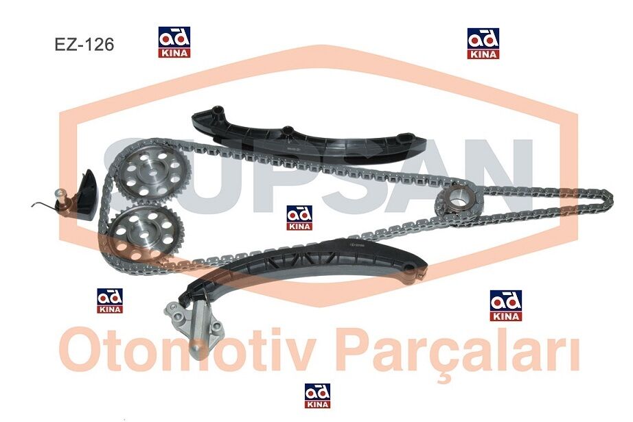 ZİNCİR SETİ EZ126 GOLF V-VI PASSAT JETTA TİGUAN SCİROCCO 1.4 TSI 122HP-140-160
