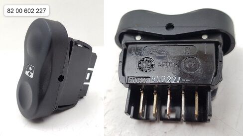 Logan 2 Sandero 2 Duster 1 Cam Açma Butonu Düğmesi Tekli 5 Pin 2013 2020 8200602227 Renault Mais