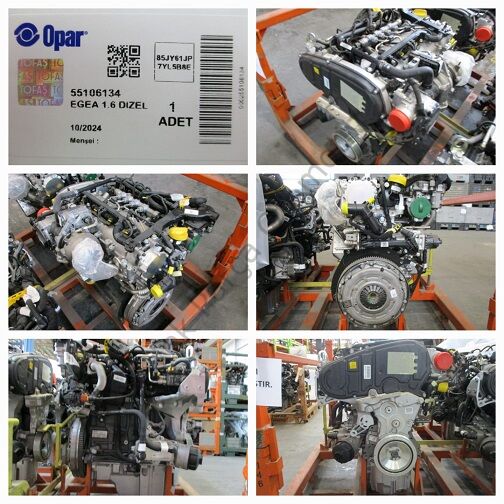 EGEA 1.6 DİZEL SEDAN MT EURO6 ( KOMPLE MOTOR )