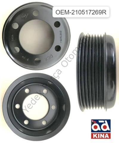 DEVİRDAİM KASNAĞI 210517269R MASTER III-TRAFIC III 2.3 M9T