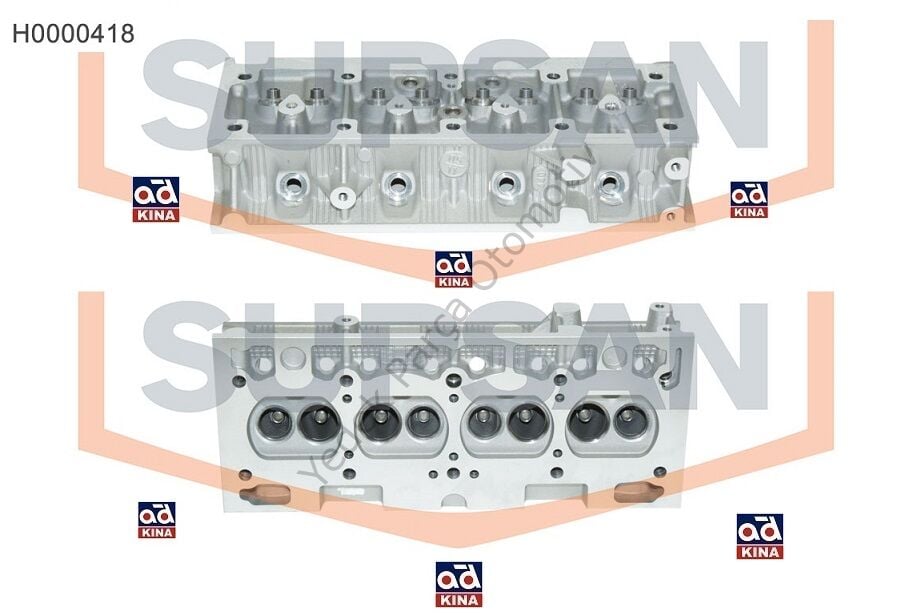 SİLİNDİR KAPAĞI ( SİBOBLU ) H418 R9 1400