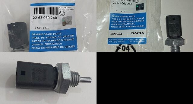 R19 Europa Megane 1 Logan 1 Hararet Isı Müşürü 3 Fişli 1.4 1.6 8V 16V K7M K4J K4M 8200561449 226306024R Renautl Orijinal