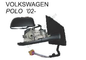 AYNA SOL VM194EHAL POLO (02-) ELEKTRİKLİ ISITMALI KESİK CAM