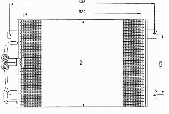 Megane 1 Klima Radyatörü 8200065567 Kale