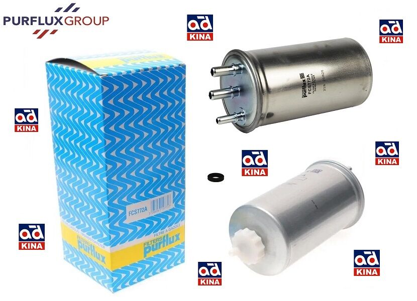 Duster 1 - Logan 1 - Sandero 1 Mazot Yakıt Filtresi 1.5 Dci K9K FCS 772A 7701478547 - 164002137R Purflux