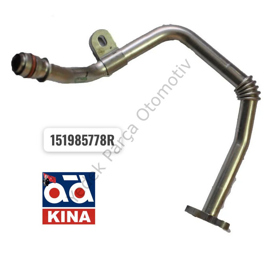151985778R TURBO YAĞLAMA BORUSU MEGANE III FLUENCE TRAFIC III