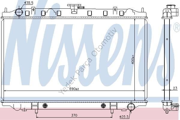 RADYATÖR 370500 İ30 (400x688x22) (BRAZING)
