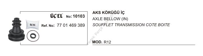 AKS KÖRÜĞÜ İÇ 10103 R12 7701469389 (ÜÇGEN KAFA)