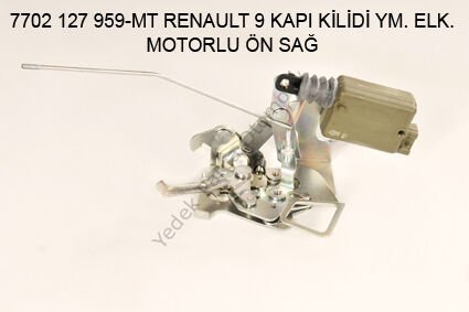 KAPI KİLİDİ ÖN SAĞ OEM 7702127959MT R9 ELEKTİRİKLİ (MOTORLU)