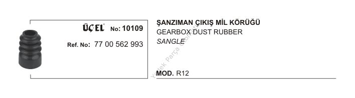 ŞANZUMAN ÇIKIŞ MİL KÖRÜĞÜ 10109 R12 EM 7700562993