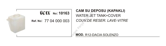 CAM YIKAMA SU DEPOSU 10163 R12 SOLENZO
