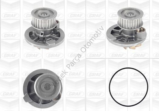 SU POMPASI PA572A LACETTI 2.0İ 16V VECTRA-B 1.8-2.0 16V X20XEV
