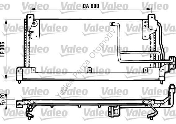 KLİMA RADYATÖRÜ 8FC351037591 CORSA-B TIGRA-B