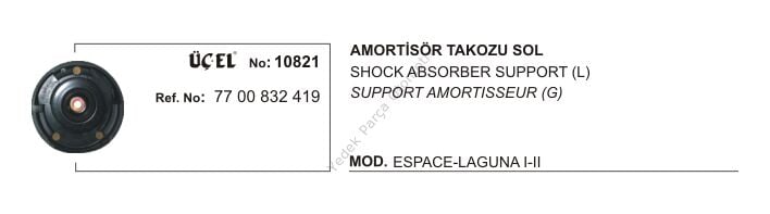 AMORTİSÖR TAKOZU SOL 10821 LAGUNA-I-II 7700832419