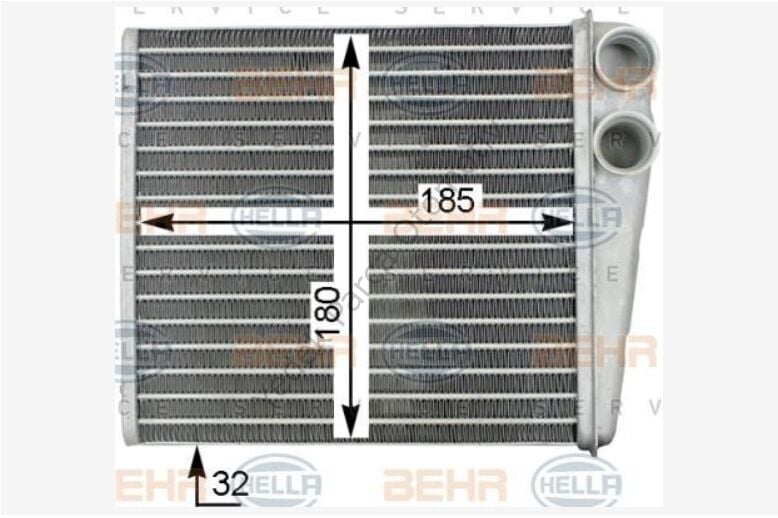 KALORİFER RADYATÖRÜ 8FH351315781 CADDY-III GOLF V-VI JETTA-III LEON A3 Q3
