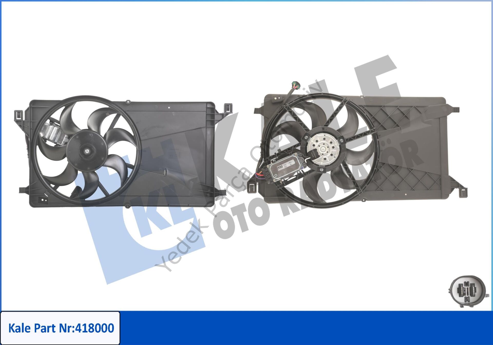 FAN MOTORU 418000 CMAX 07-> FOCUS-II CMAX FOCUS-II VOLVO C30 S40-II V50 1.6TDCI
