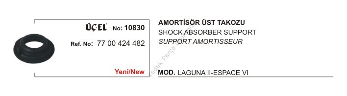 AMORTİSÖR TAKOZU ÜST 10830 LAGUNA-II 7700424482