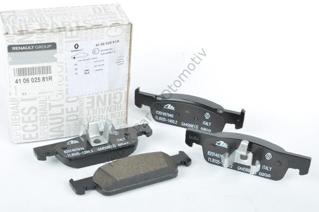 DİSK BALATA ÖN 410602581R CLIO-IV (12-) DUSTER LOGAN SANDERO (GDB2016) KÜÇÜK TİP