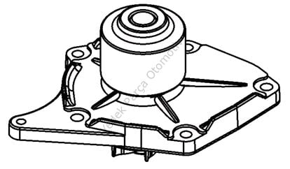 SU POMPASI CRX808 KANGO CLIO 2 MEGANE-II 1.5 7701473327