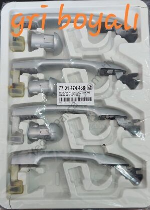 KAPI AÇMA KOLU TAKIMI DIŞ 7701474438 MEGANE II (GRİ BOYALI)