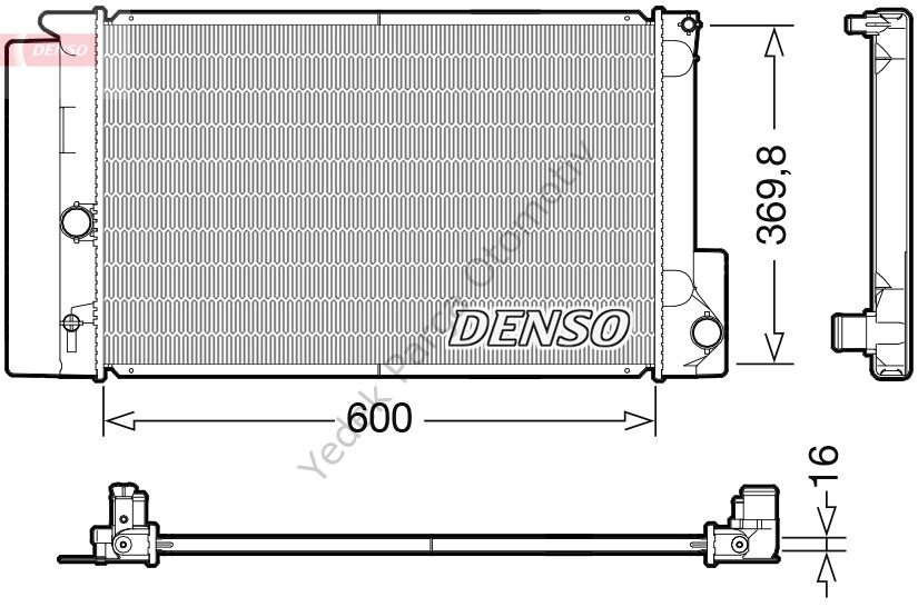 RADYATÖR DRM50126 COROLLA-AURIS (07>) 1.4 VVTI