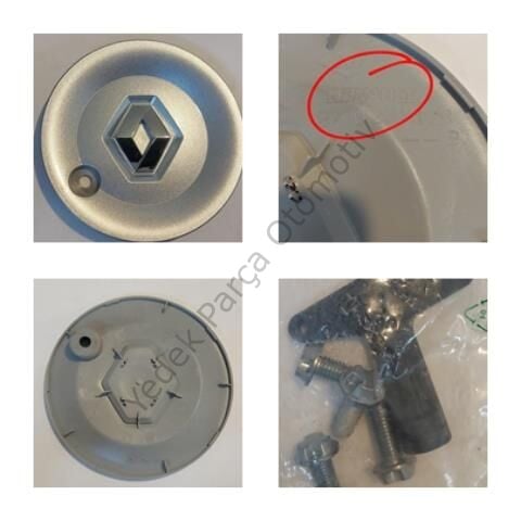 JANT KAPAĞI TK. ALİMİNYUM CLIO III MODUS (4 KAPAK+ SÖKME ANAHTAR İLE BİRLİKTE)