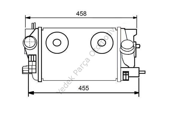 TURBO RADYATÖRÜ 345060 MERIVA-B