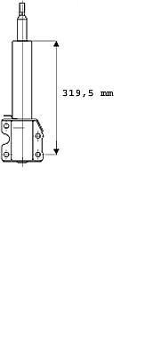 AMORTİSÖR ÖN V4503 SPRINTER VW LT35