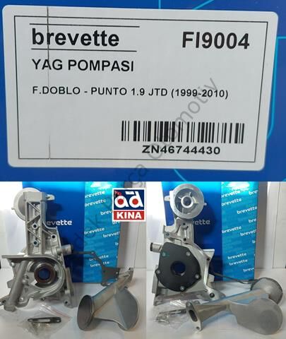 YAĞ POMPASI FI9004 DOBLO PUNTO 1.9 JTD