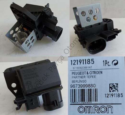 FAN REZİSTANSI 9673999880 PARTNER TEPE P307 P308 P206 P3008 P5008 C4