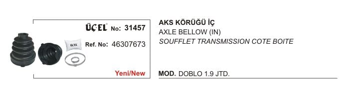 AKS KÖRÜĞÜ İÇ 31457 DOBLO 1.9 JTD 46307673
