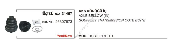 AKS KÖRÜĞÜ İÇ 31457 DOBLO 1.9 JTD 46307673