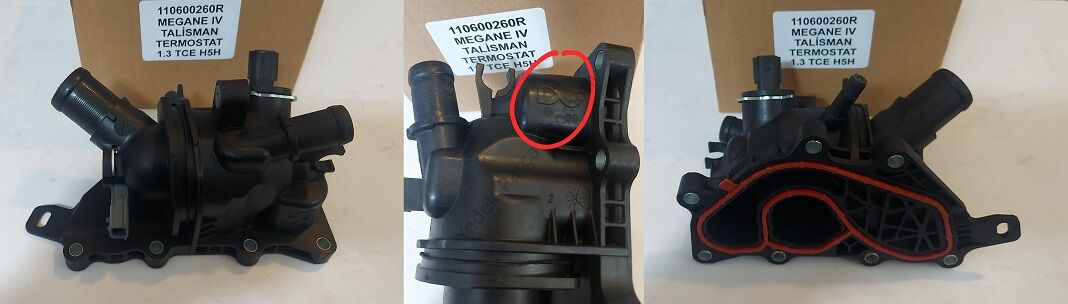 TERMOSTAT KOMPLE 98°C 110600260R MEGANE IV KADJAR TALISMAN SCENIC IV DUSTER II