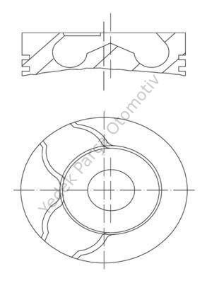 PISTON SEGMAN 1.00 KANGOO MEGANE LAGUNA TRAFFIC 1.9 F9Q 81 MM
