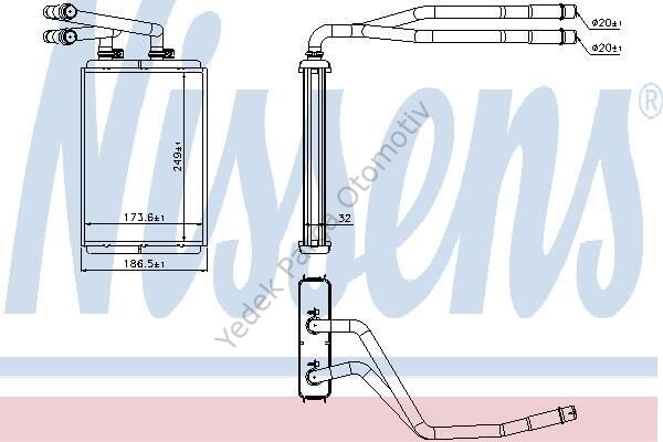 KALORİFER RADYATÖRÜ 346840 EXPERT-III JUMPY-III SCUDO-III C8 P807 2.0HDI 16V 1.6