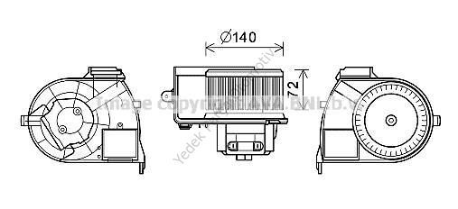 KALORİFER MOTORU 346870 CLIO-II SYMBOL-I