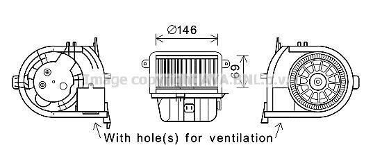 Clio 2 - II Thalia Kalorifer Motoru 7701050899 Kale