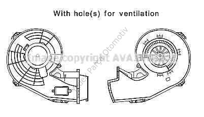 KALORİFER MOTORU 346910 MERIVA