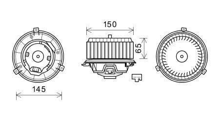 KALORİFER MOTORU 346920 MOKKA