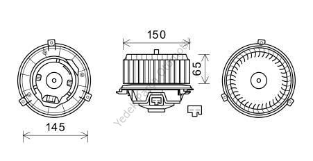 KALORİFER MOTORU 346920 MOKKA
