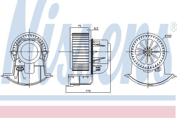 KALORİFER MOTORU 346945 TRANSPORTER T5