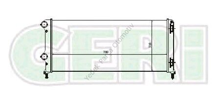 RADYATÖR RA0110931 RA0110930 DOBLO 1.3 JTD 1.9 JTD KLİMALI