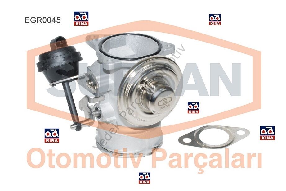 EGR VALFİ EGR0045 BORA GOLF-IV 1.9TDI (ASZ-ARL) PNEUMATIC VAKUM KONTROLLÜ