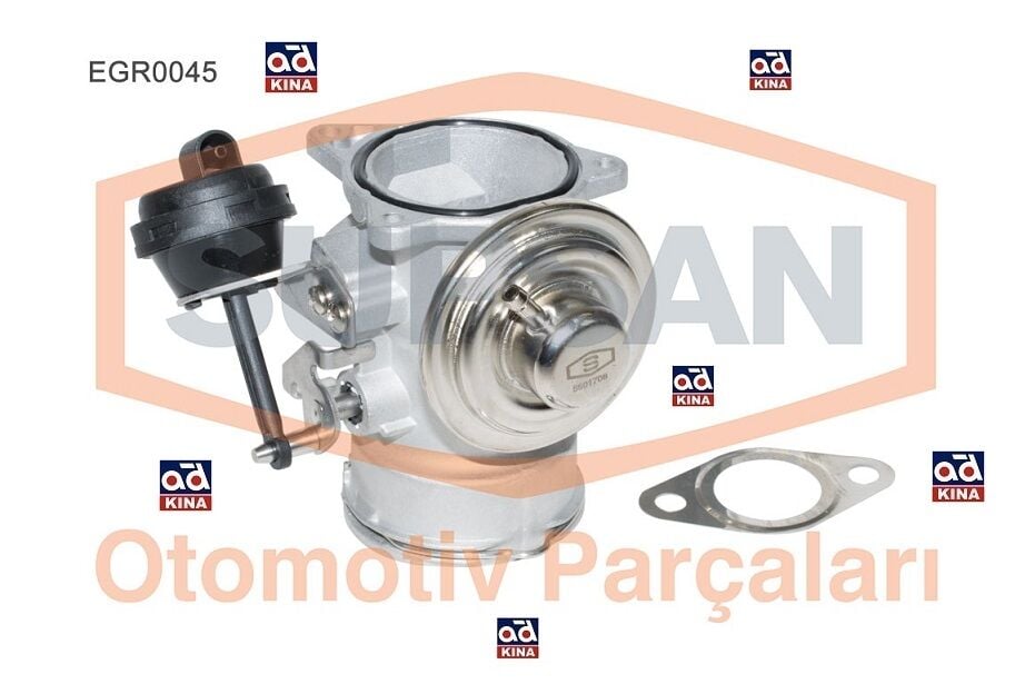EGR VALFİ EGR0045 BORA GOLF-IV 1.9TDI (ASZ-ARL) PNEUMATIC VAKUM KONTROLLÜ