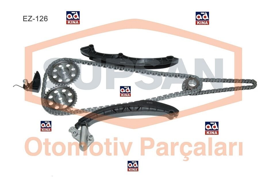 ZİNCİR SETİ EZ126 GOLF V-VI PASSAT JETTA TİGUAN SCİROCCO 1.4 TSI 122HP-140-160
