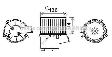 KALORİFER MOTORU 347070 P307 SW CC